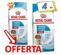 Royal Canin Chien Medium Starter Mère Et Babydog Nourriture Sèche Chiens 4/15 Kg