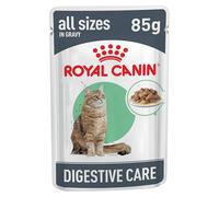 Royal Canin Digest Sensitive Nourriture humide | 12 x 85g | Aliment complet pour chats adultes | Peut aider à réduire les odeurs de selles | Morceaux en sauce