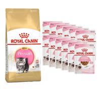 Royal Canin Duopack Kitten Bouchées En Sauce 12x85g + Kitten Persian 4kg