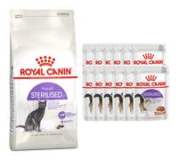 Royal Canin Duopack Sterilised 4kg + Sterilised In Gravy 12x85g