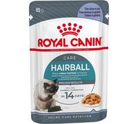 Royal Canin Hairball Care Jelly | 12 x 85 g | Aliment Complet pour Chats (Morceaux Fins en gelée) | Peut contribuer à réduire la Formation de Boules de Poils