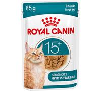 Royal Canin AGEING 15+ – Morceaux en sauce, nourriture humide pour chats 15+ – 12 x 85 g