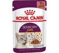 Royal Canin Sensory Taste - Nourriture humide chats adultes, morceaux en sauce - 12 x 85 g