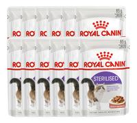 Royal Canin Sterilised en Sauce – chats stérilisés 1–7 ans – 12 x 85 g
