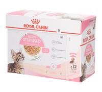 Royal Canin Aliment humide pour chaton stérilisé en gelée 12 x 85 g
