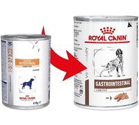 ROYAL CANIN Veterinary Gastrointestinal - Pâtée à teneur réduite en matières grasses pour les chiens souffrant de troubles gastro-intestinaux - 24x420 g