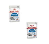 Royal Canin Indoor Sterilised 7+ | 12 x 85 g | Aliment Complet pour Chats à partir de 7 Ans | pour Les Chats stérilisés Vivant en intérieur | Morceaux en gelée