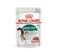 ROYAL CANIN INSTINCTIVE 7+ en Sauce | 12 x 85 g | Aliment Complet pour Chats âgés de Plus de 7 Ans | pour Soutenir la vitalité | Profil nutritionnel instinctivement préféré