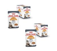 Royal Canin Intense Beauty Jelly | Pack Double | 2 x 12 x 85 g | Aliment Complet pour Chats Adultes | Morceaux en gelée | pour Le Soutien de la Peau et du Pelage | avec oméga-3