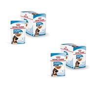 Royal Canin Maxi Puppy | Pack Double | 2 x 10 x 140 g | Alimentation Humide pour Grands Chiots | Jusqu'à 15 Mois | Poids Final 26 à 44 kg | Texture Douce pour Les Dents de Lait