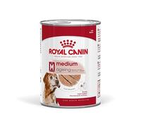Royal Canin Medium Ageing 12+ Nourriture Humide Senior | 12 x 410 g | Aliment Complet pour Chiens âgés de Taille Moyenne de 11 à 25 kg | À partir de 12 Ans | Vieillissement en Bonne santé
