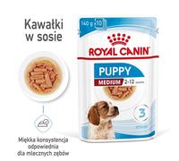 ROYAL CANIN Medium Puppy - Nourriture humide pour chiots jusqu'à 12 mois - 40x140 g