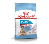 ROYAL CANIN Medium Starter 4.0 kg | Soutient la défense naturelle, la digestion, la gestation et l'allaitement, avec une réhydratation facile