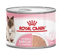 Royal Canin Mother & Babycat Mousse | 12 x 195 g | Aliment Complet pour Chats | Spécialement conçu pour la Chatte et Ses Chatons | pour Soutenir Les défenses Naturelles de l'organisme
