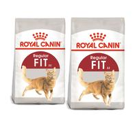 ROYAL CANIN Regular Fit 32 Aliment sec pour chats adultes pour une condition physique idéale 20 kg (2x10 kg)