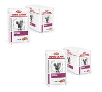 Royal Canin Renal Mousse pour Chats | Pack Double | 2 x 12 x 85 g | Aliment Complet diététique pour Chats Adultes souffrant de Troubles rénaux | avec Faible teneur en phosphore