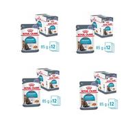 Royal Canin Urinary Care Jelly | Pack de 4 | 4 x 12 x 85 g | Aliment Complet pour Chats Adultes (gelée) | Peut contribuer à Soutenir la santé des Voies urinaires | Teneur en minéraux équilibrée