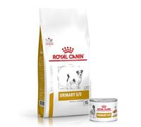 ROYAL CANIN Urinary Small Pour chiens de petite race souffrant de troubles des voies urinaires inférieures 8 kg + Urinary 12 x 200g