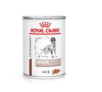 Royal Canin Veterinary Hepatic Mousse | 12 x 420 g | Aliment Complet diététique pour Chiens Adultes | Peut contribuer à Soutenir la Fonction hépatique en Cas d'insuffisance hépatique