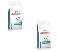 ROYAL CANIN Veterinary Hypoallergenic Small Dogs | Pack Double | 2 x 1 kg | Aliment Complet diététique pour Petits Chiens Adultes | pour Les Chiens présentant des Signes d'intolérance aux nutriments