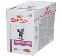 ROYAL CANIN® Veterinary Renal au poulet Pâte 12x85 g