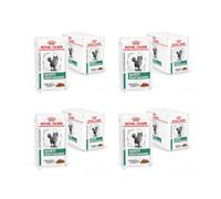 Royal Canin Veterinary Satiety Weight Management | Pack de 4 | 4 x 12 x 85 g | Aliment Complet diététique pour Chats | pour la réduction du surpoids | Morceaux Fins en Sauce