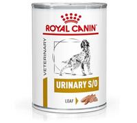 Royal Canin Veterinary Urinary S/O | 12 x 410 g | Aliment complet diététique pour chiens adultes | Pour la dissolution des calculs de struvite et la réduction des récidives de calculs de struvite