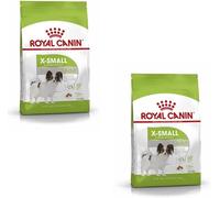 ROYAL CANIN X-Small Adult | Pack Double | 2 x 500 g | Nourriture sèche pour Chiens Adultes de très Petite Taille | pour Chiens jusqu'à 4 kg | A partir de 10 Mois | pour Soutenir Les intestins