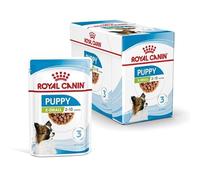 ROYAL CANIN X-Small Puppy | Pack Double | 2 x 12 x 85 g | Nourriture Humide pour Chiots de très Petites Races | Jusqu'à 10 Mois | Bouchées en Sauce | en Sachet