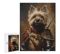 Royal Canine Armor Painting Puzzle 1000 Pièces Educa Jouet en Bois Cadeau Unique Décoration Intérieure Jeu Éducatif Challenge Toy Adultes Et Enfants À Partir De 14 Ans 500 PCS
