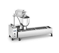 Royal Catering Appareil À Donuts Machine À Beignets Beignes Automatique RCDM-3K (3 000 W, 6L D'Huile, 10L De Pâte, 450 Donuts/Heure, Max. 200 °C, Inox)