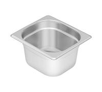 Royal Catering Bac GN Gastro Norm Gastronome Gastronorme Gastronorm Récipient Conteneur GN RCGN-1/6-100B (2,2 l, 1/6, Profondeur 10 cm, Empilable, Inox)