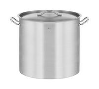 Royal Catering Casserole Induction, 70 L, Ø 45 cm, Fond 5 mm | Acier Inoxydable, Fond Rapporté, Sandwich Triple, Pour Cuisinières À Induction, À Gaz, Électriques, Volume Utile : 67 l