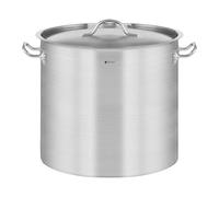 Royal Catering Casserole Induction Fond Rapporté Sandwich Triple (17 L, Ø 28 cm, Avec Couvercle, Inox Aluminium, Poignées Cool Touch)