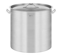 Royal Catering Casserole Induction Fond Rapporté Sandwich Triple (36 L, Ø 36 cm, Avec Couvercle, Inox Aluminium, Poignées Cool Touch)