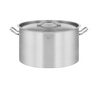 Royal Catering Casserole Induction Fond Rapporté Sandwich Triple (59 L, Ø 50 cm, Avec Couvercle, Inox Aluminium)