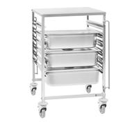 Royal Catering Chariot de transport - jusqu'à 6 bacs GN 2/1 RCTW 6 GN 2/1