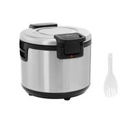 Royal Catering Chauffe-Riz 26 L, 110 W, Revêtement Antiadhésif, Récipient de Ø 380 mm, Avec Cuillère