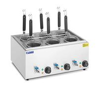 Royal Catering RC-PM006 Cuiseur à Pâtes (6 Paniers, Puissance : 3 000 W, Plage de Température : 30 - 110 °C)