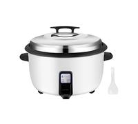 Royal Catering Cuiseur à riz 27 L 3600 W pour 60 tasses de riz cru, cuisson one-touch, maintien au chaud automatique, poignée anti-brûlure, pot amovible antiadhésif, avec tasse et spatule Multicuiseur