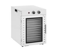 Royal Catering Déshydrateur automatique 1000 W 12 étages 40 l Minuteur jusqu'à 24 h 20-90 °C En acier inoxydable Pour bœuf Jerky Anneaux de pommes Tranches de légumes Herbes Déshydrateur de fruits