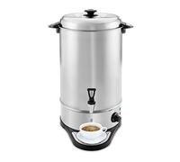 Royal Catering Distributeur de Boissons Chaudes Fontaine à Eau Chaude RCWK 20A (égouttoir, capacité totale 20L, puissance 2200W, acier inox, plastique)