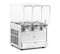 Royal Catering Distributeur de Boissons Réfrigéré, 3 x 10 l, 320 W | Fontaine à Jus Avec Robinet, Réfrigération, Agitation