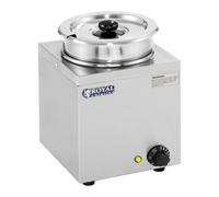 Royal Catering Distributeur de Soupe Récipient Restauration RCBM-1/4R (plastique et inox, 2,75L, plage de température 30-110 °C, 150W, incl. Couvercle)