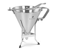 Royal Catering Entonnoir à Piston, 1,8 l, 200 x 240 mm | Chinois Professionnel De Cuisine, Acier Inoxydable