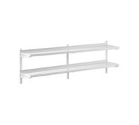 Royal Catering Étagère murale - 2 tablettes - 30 x 200 cm RCWR-2000.3