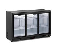 Royal Catering Frigo à boissons 318 l Acier peint par poudrage, noir