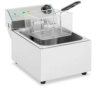 Royal Catering Friteuse Électrique Professionnelle RCEF-10EY-ECO 3200 W 10 L Acier Inoxydable