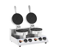 Royal Catering Gaufrier double - Rond - 2,600 W RC-WMD01