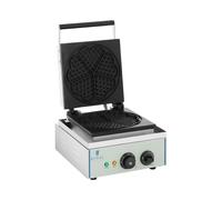 Royal Catering Gaufrier en forme de coeur - 1 x 1.500 watts RCWM-1500-H